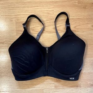 Black and Gray Victoria Sport Sports Bra